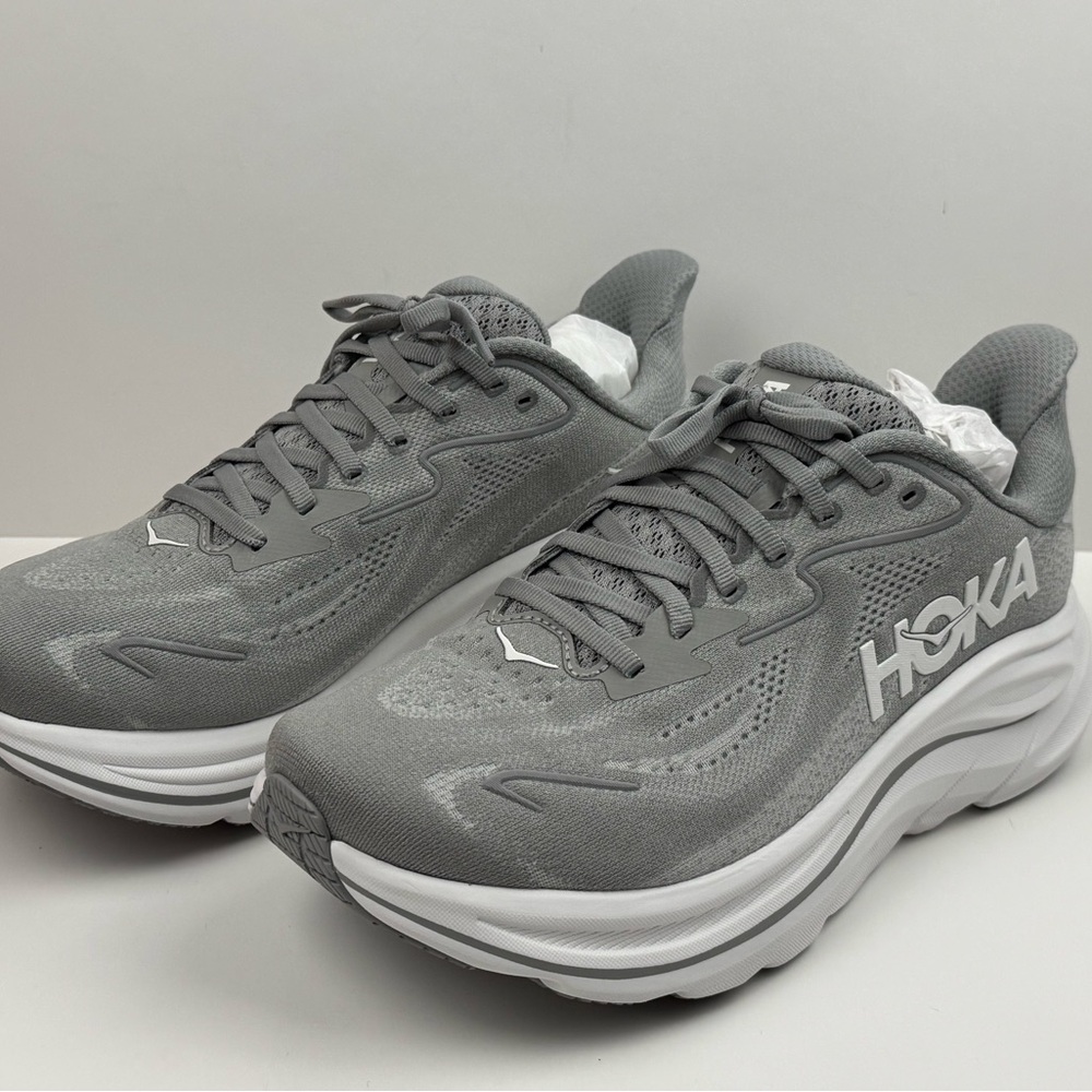 Hoka One One Clifton 10 Stellar Grey Men’s sizes 11.5 4E Wide 1162051/STLLR - Picture 4 of 5